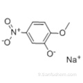 Sel de sodium de 2-méthoxy-5-nitrophénol CAS 67233-85-6